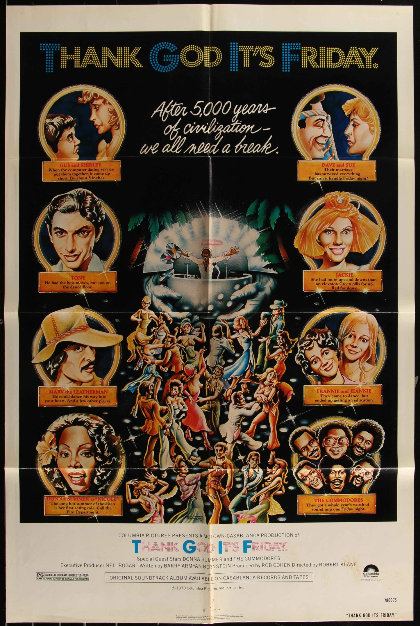 Thank God It's Friday (1978) Original US One Sheet Movie Poster