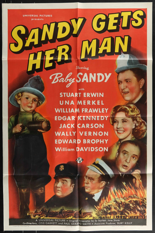 Sandy Gets Her Man (1940) Original US One Sheet Movie Poster