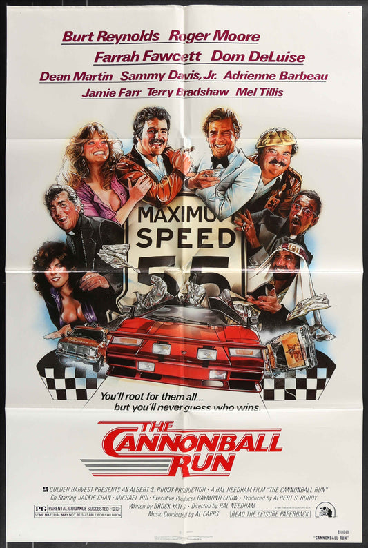 The Cannonball Run (1981) Original US One Sheet Movie Poster
