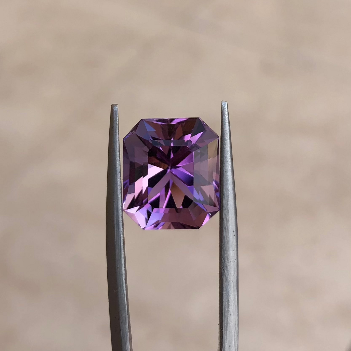 7.6ct Clean Amethyst RingStone from Brazil - February Birthstone -