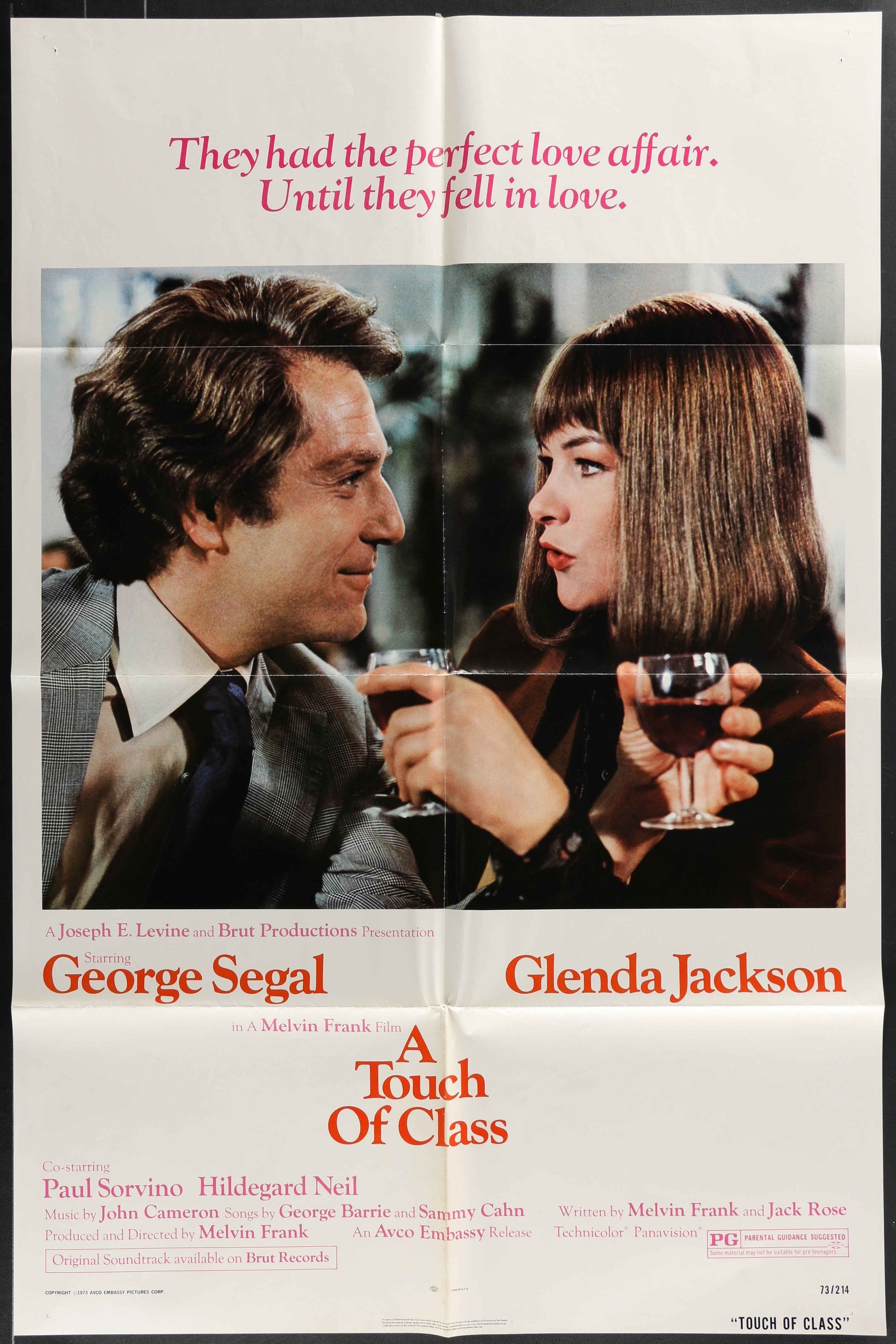 A Touch Of Class (1973) Original US One Sheet Movie Poster