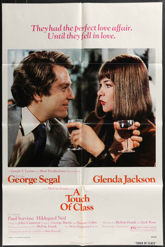 A Touch Of Class (1973) Original US One Sheet Movie Poster