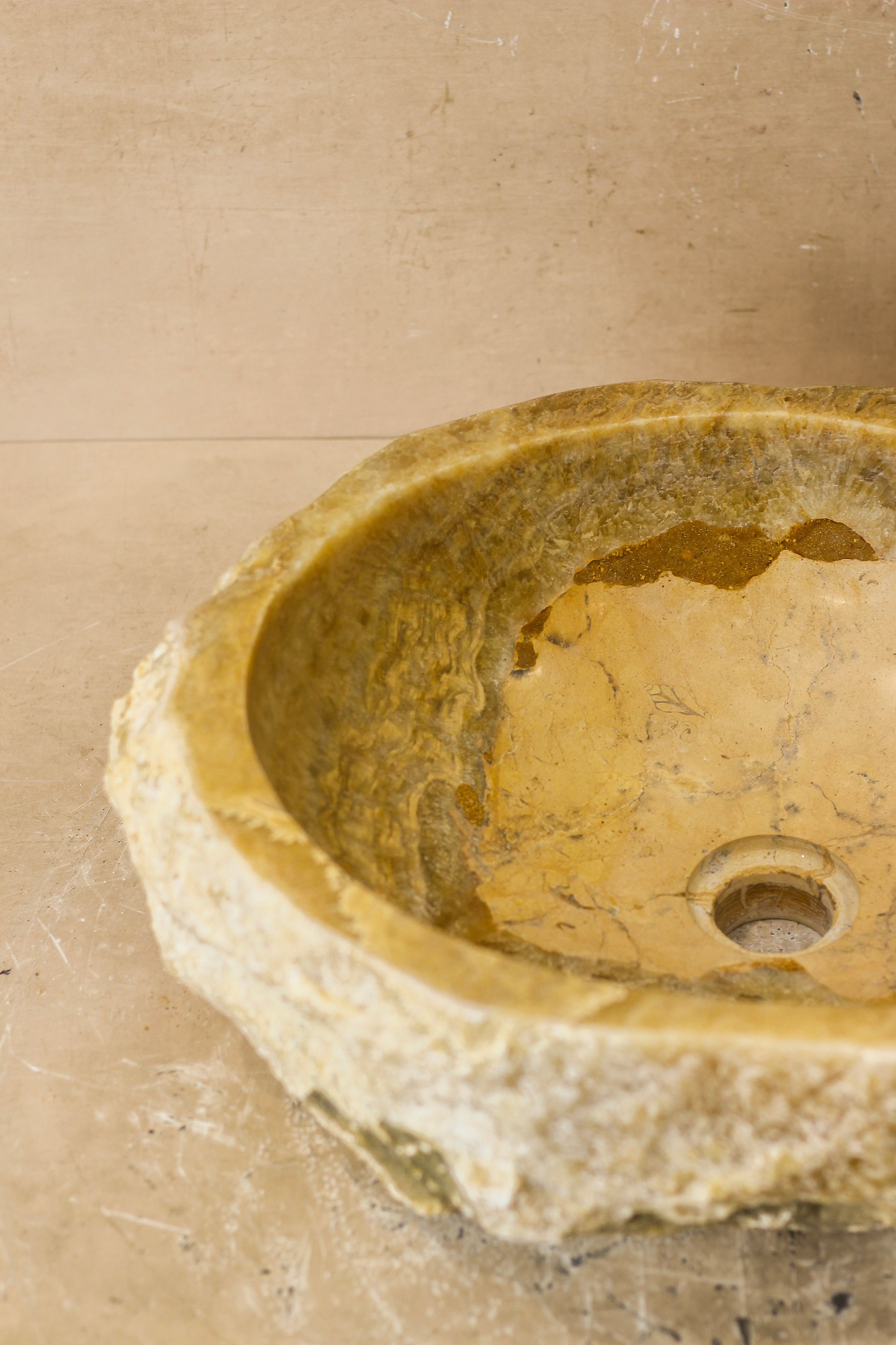 Raw Edge Onyx Wash Basin - No 1