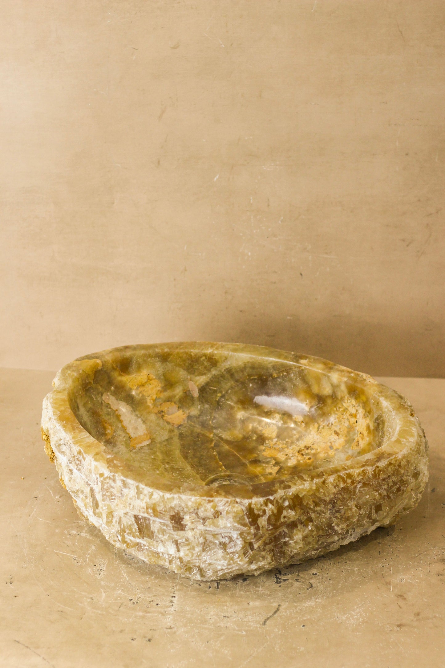 Raw Edge Onyx Wash Basin - No 2