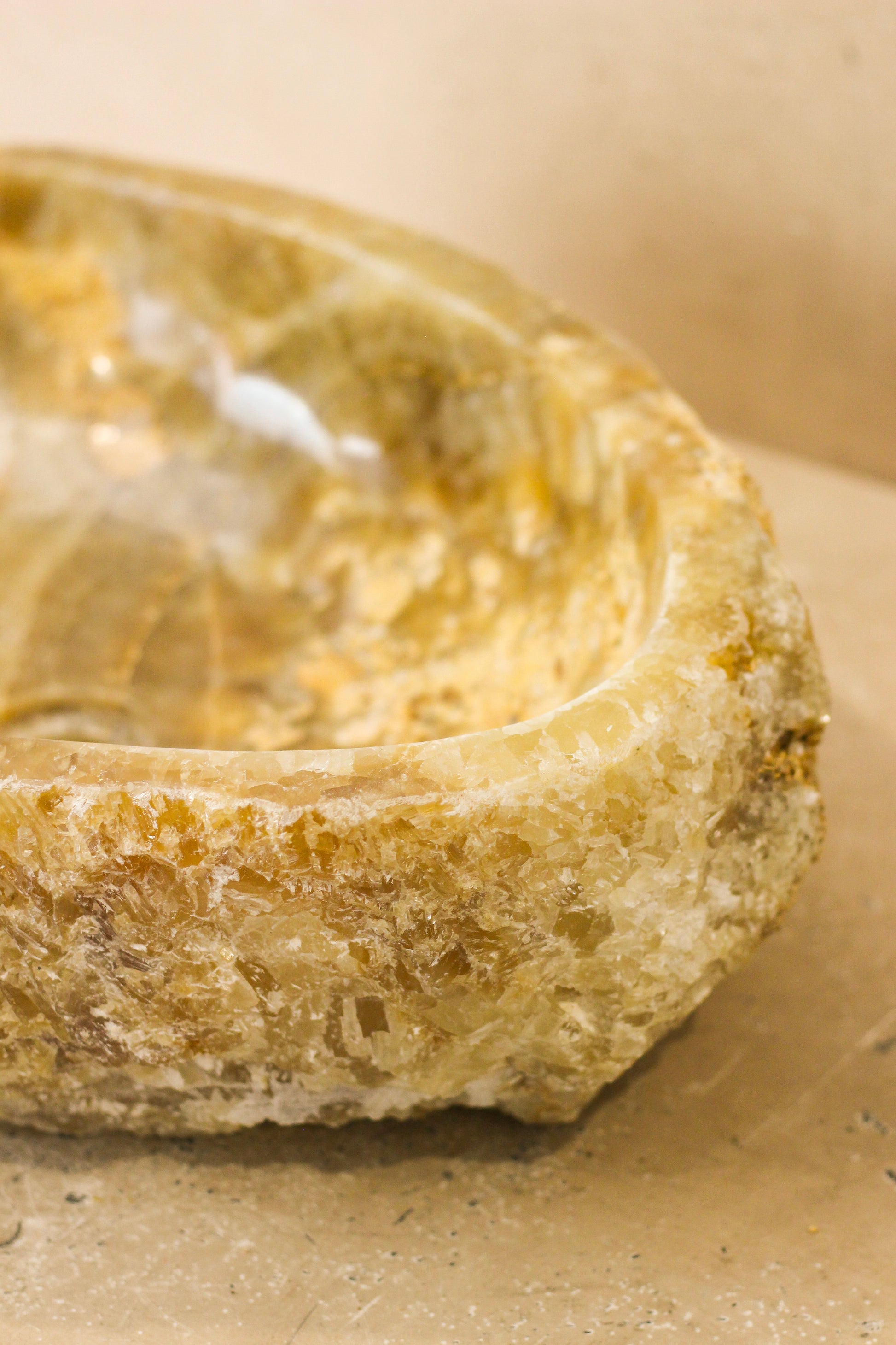 Raw Edge Onyx Wash Basin - No 2