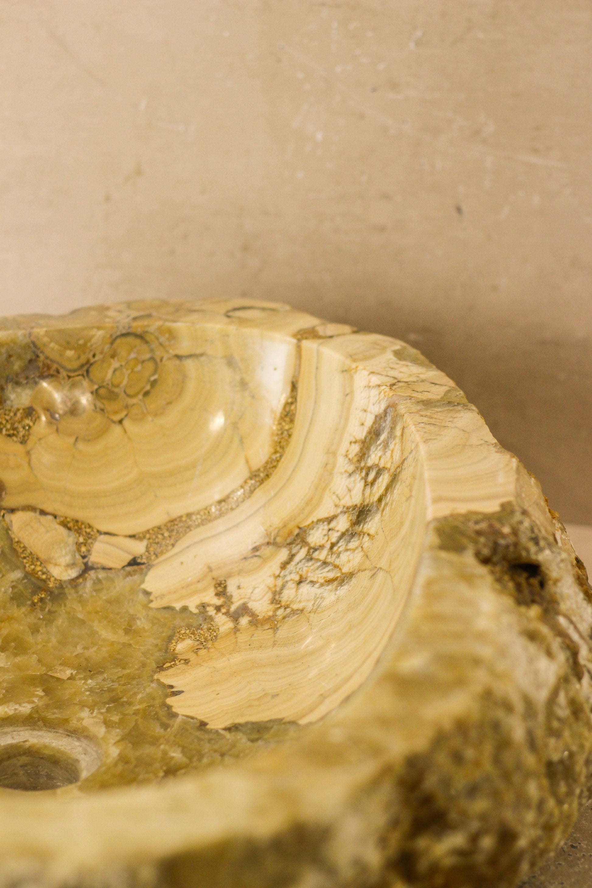 Raw Edge Onyx Wash Basin - No 3