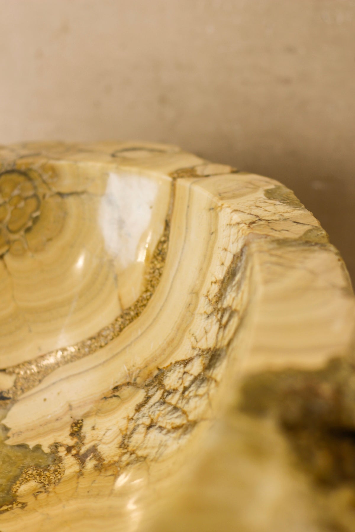 Raw Edge Onyx Wash Basin - No 3