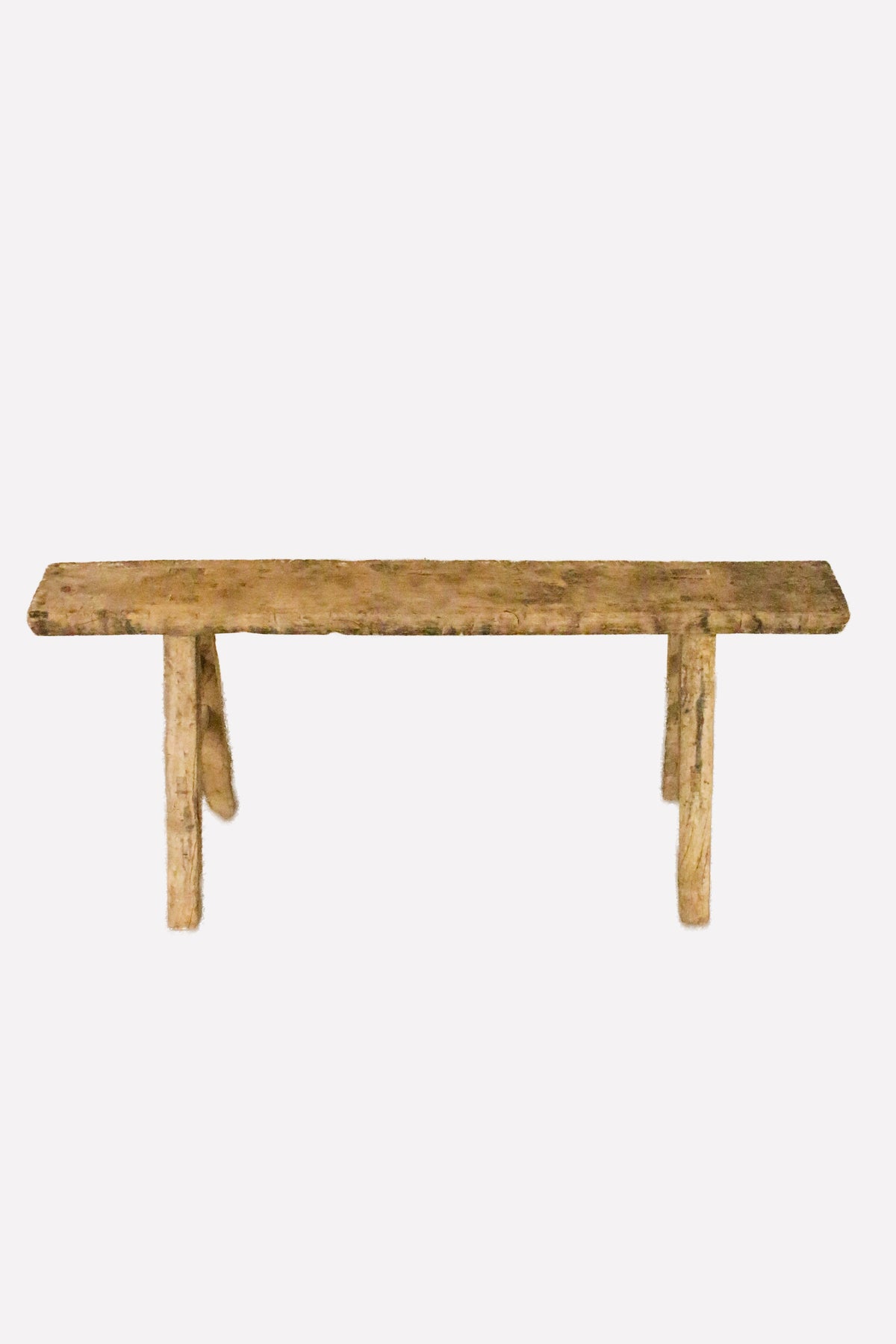 Antique Rustic Elm Bench 14.2