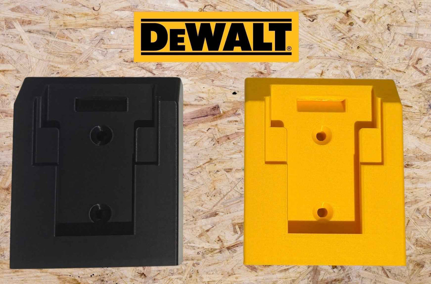 18v Battery Wall or Van Mount | Compatible with DeWalt, Makita, Bosch, Milwaukee & Einhell | Van, Garage or Workshop Storage