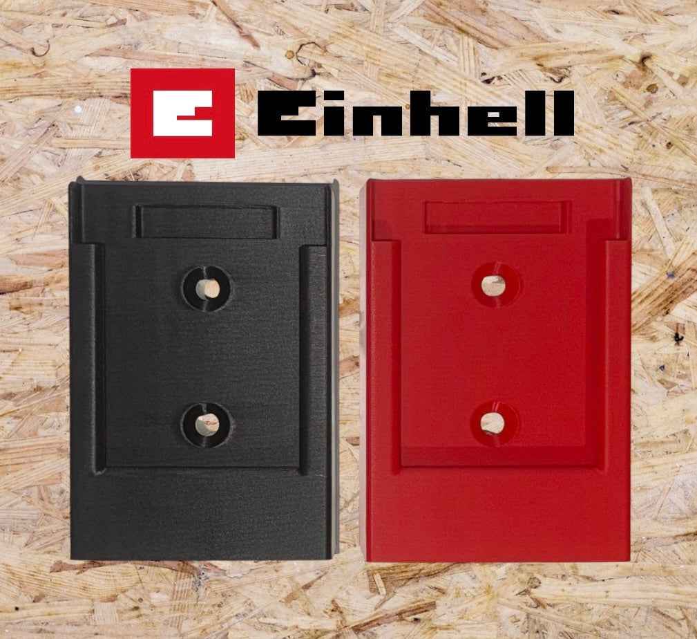 18v Battery Wall or Van Mount | Compatible with DeWalt, Makita, Bosch, Milwaukee & Einhell | Van, Garage or Workshop Storage