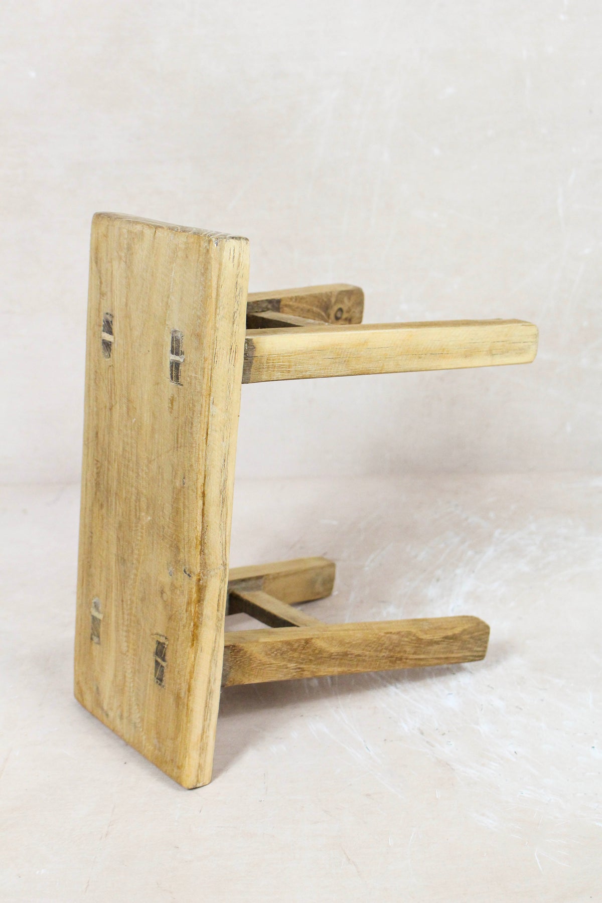 Vintage Rustic Stool Small - Elm wood - 72