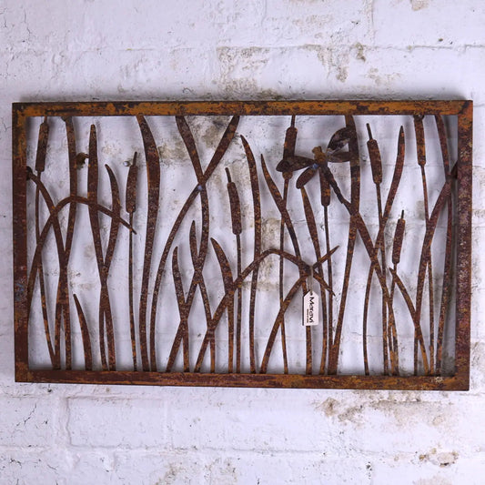 Alibag Rustic Metal Garden Wall Art