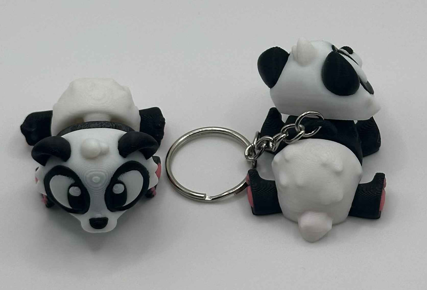 3D Printed Flexi Panda | Articulated Fidget Toy | Desk Buddy | Cute Keychain | Keyring Gift for Panda Lovers