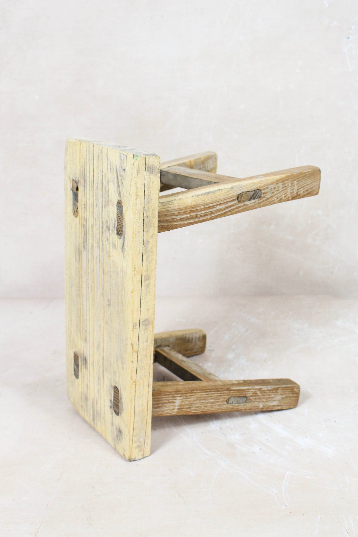 Vintage Rustic Stool Small - Elm wood - 75