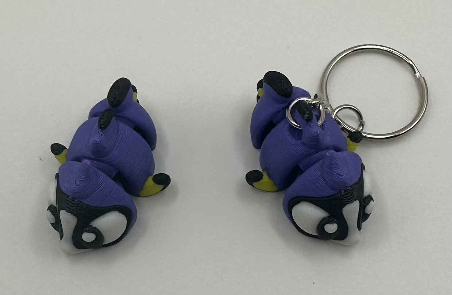 3D Printed Flexi Angel Fish | Dory Inspired Fidget Toy | Desk Buddy | Keychain | Nemo Fish Gift | Articulated Blue Tang Toy