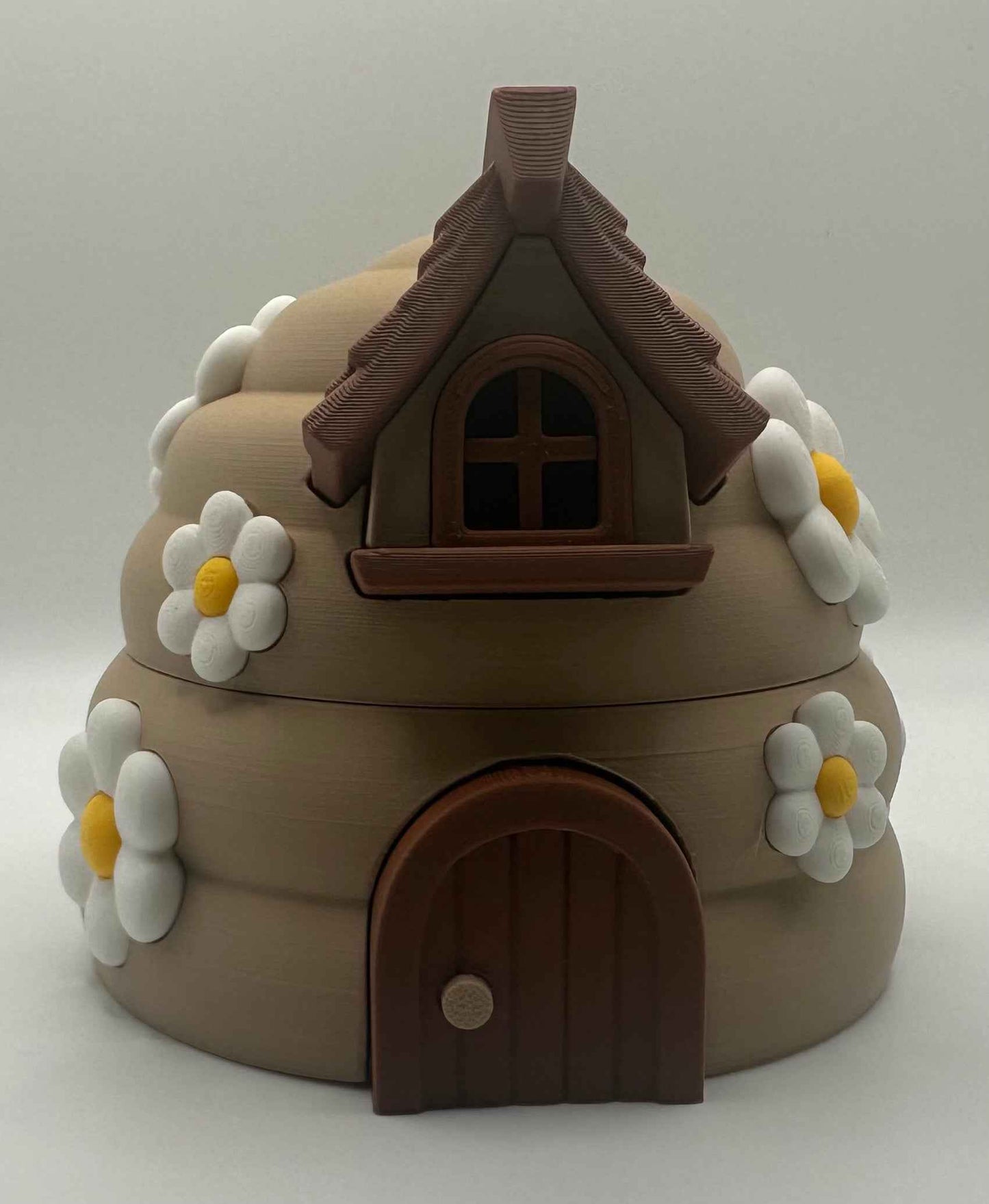 3D Printed Flexi Honey Bee | Articulated Fidget Toy | Cute Desk Buddy | Keychain | Beehive Set | Keyring Gift for Bee Lovers