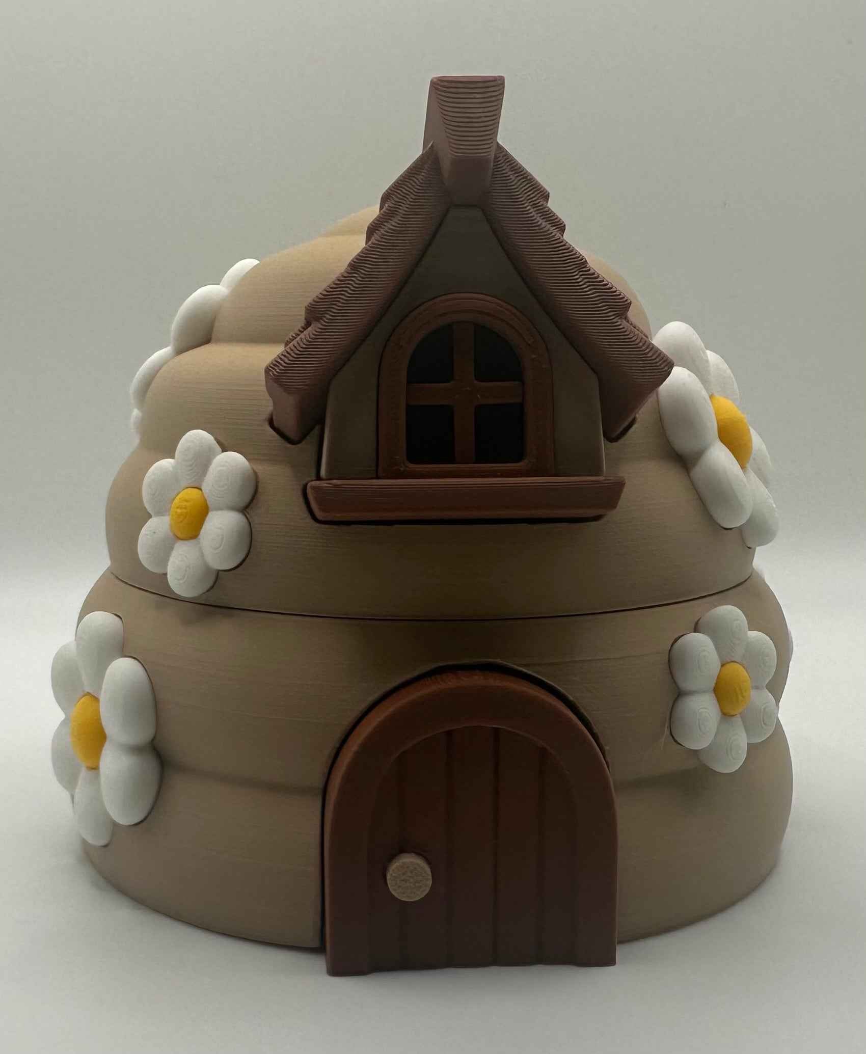 3D Printed Flexi Honey Bee | Articulated Fidget Toy | Cute Desk Buddy | Keychain | Beehive Set | Keyring Gift for Bee Lovers