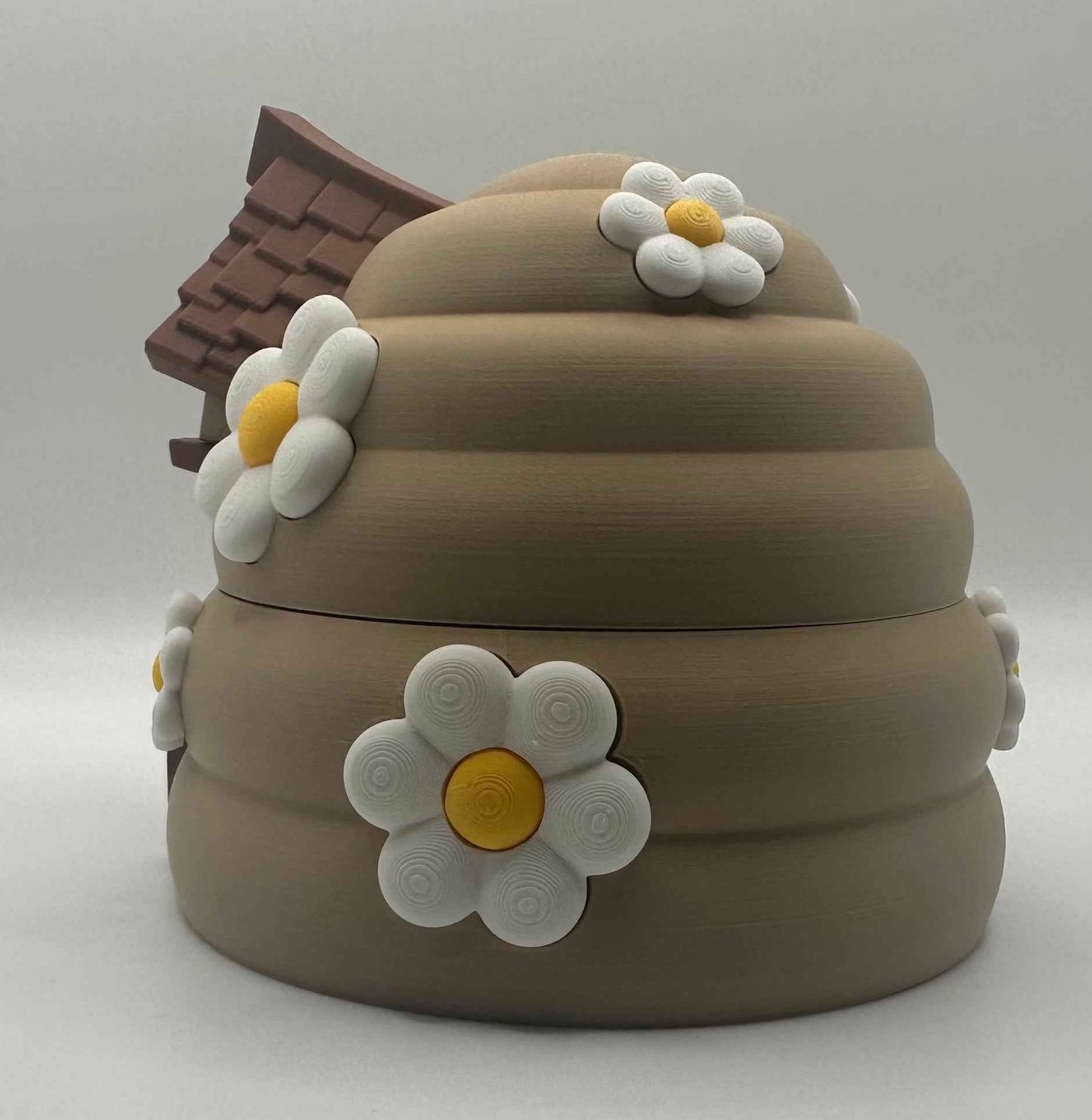 3D Printed Flexi Honey Bee | Articulated Fidget Toy | Cute Desk Buddy | Keychain | Beehive Set | Keyring Gift for Bee Lovers