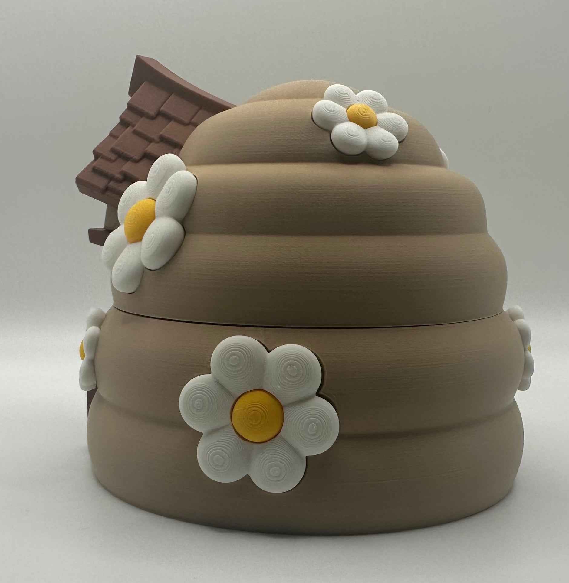 3D Printed Flexi Honey Bee | Articulated Fidget Toy | Cute Desk Buddy | Keychain | Beehive Set | Keyring Gift for Bee Lovers