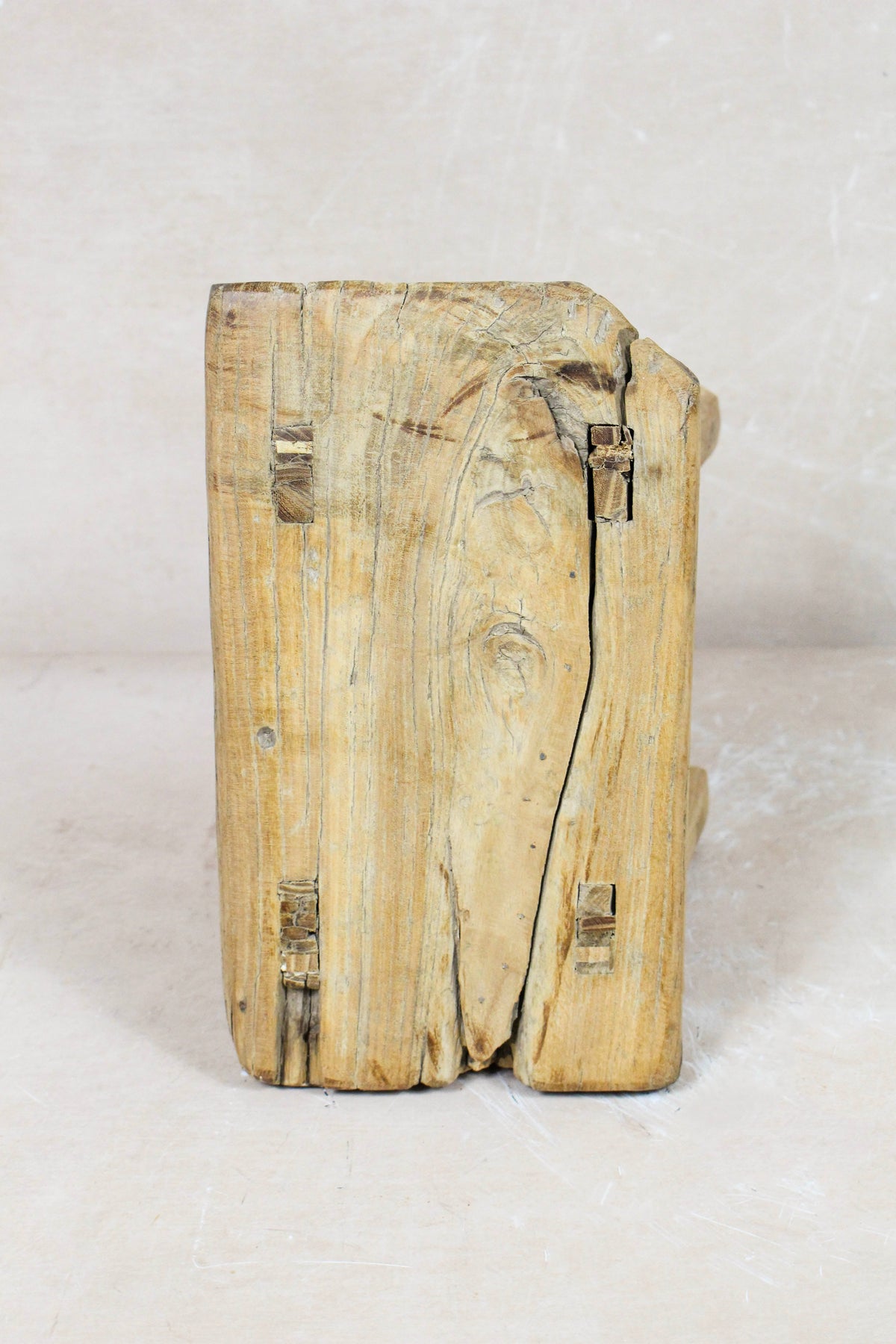 Vintage Rustic Stool Small - Elm wood - 88