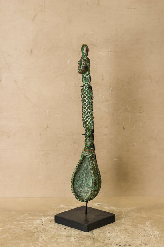 Benin Bronze Spoon - 143.1