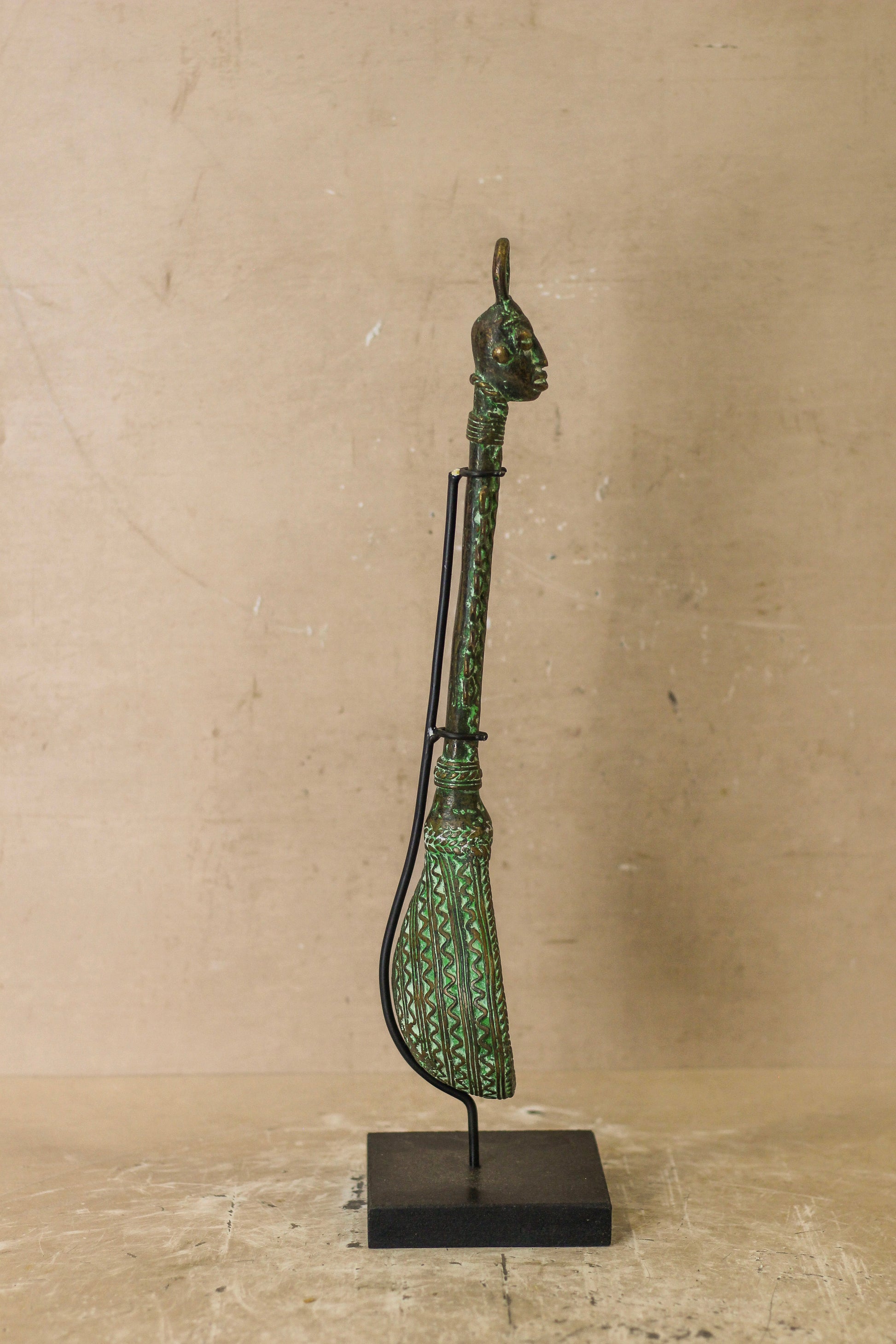 Benin Bronze Spoon - 143.1