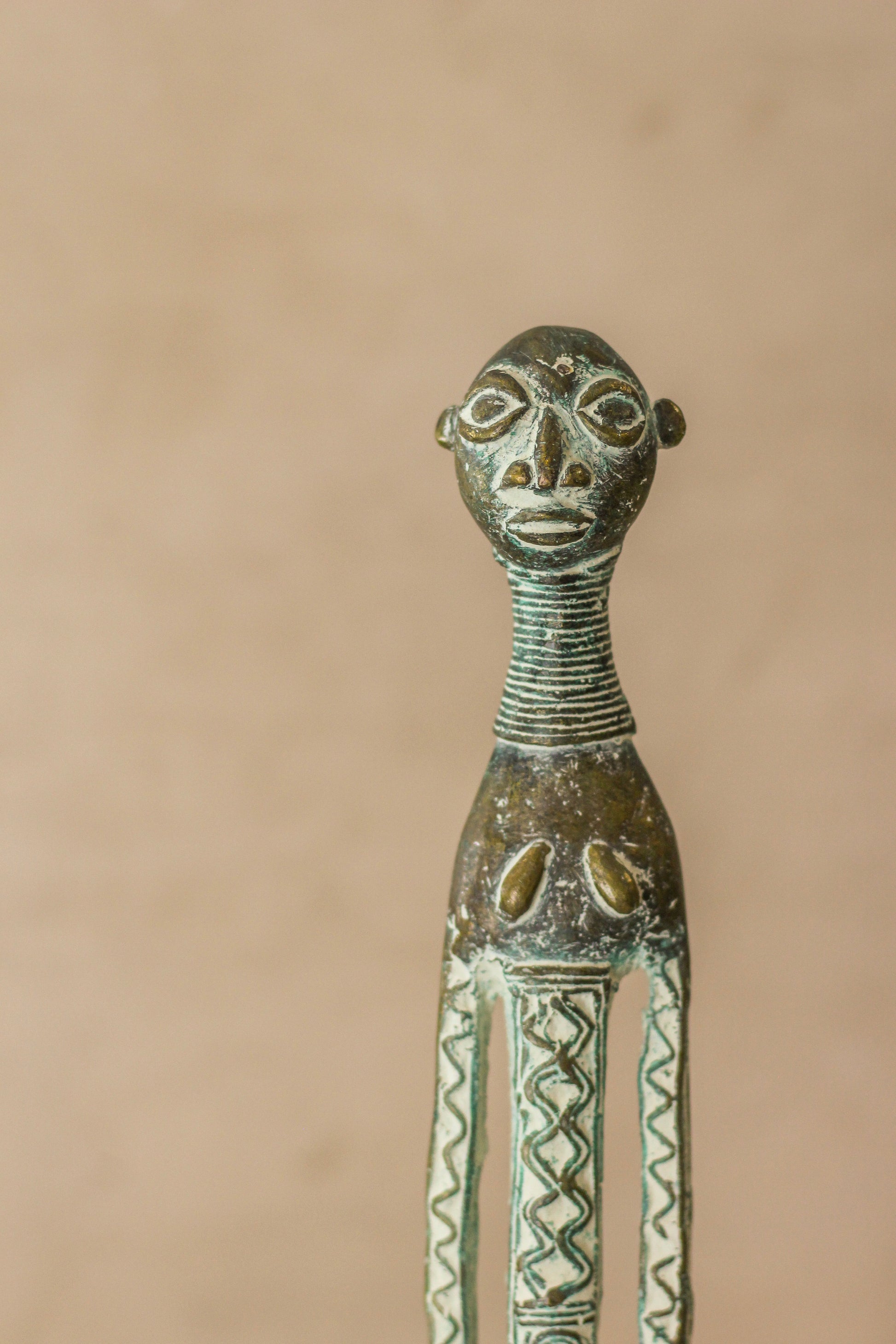 Benin Bronze Sculpture - 1.2