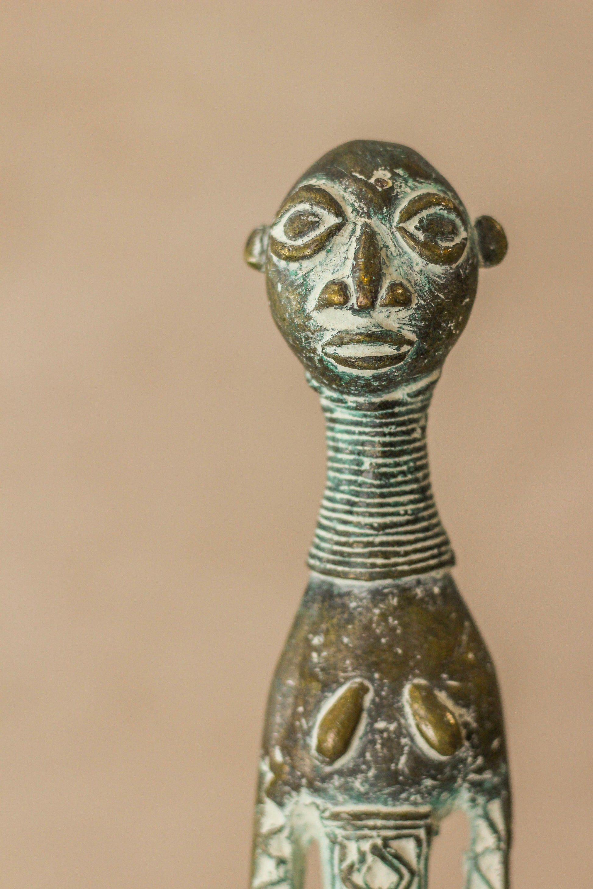 Benin Bronze Sculpture - 1.2