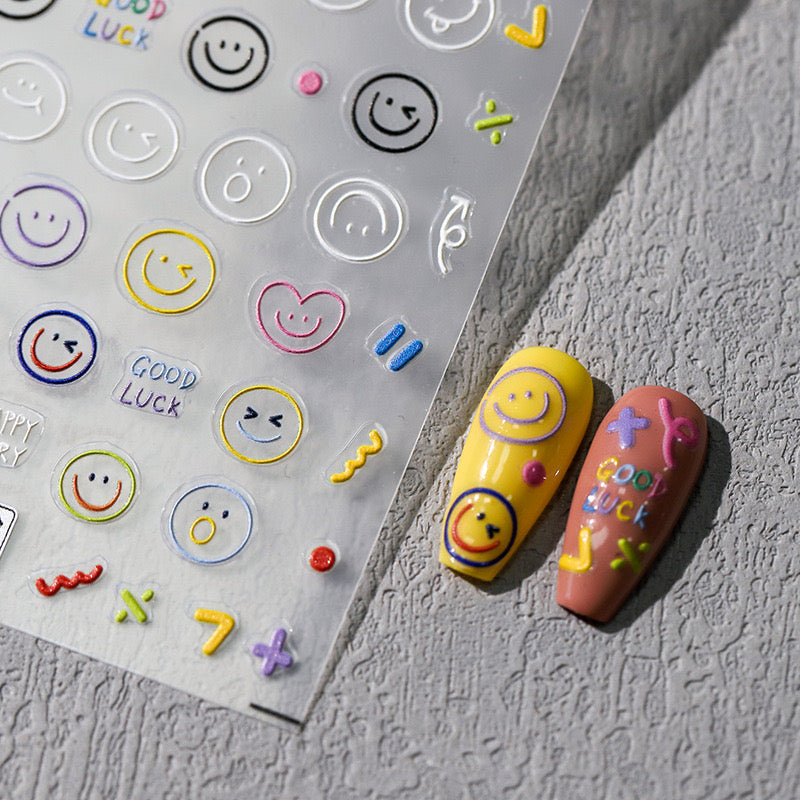 Hello Claws | Emoji 5D Nail Deco Stickers