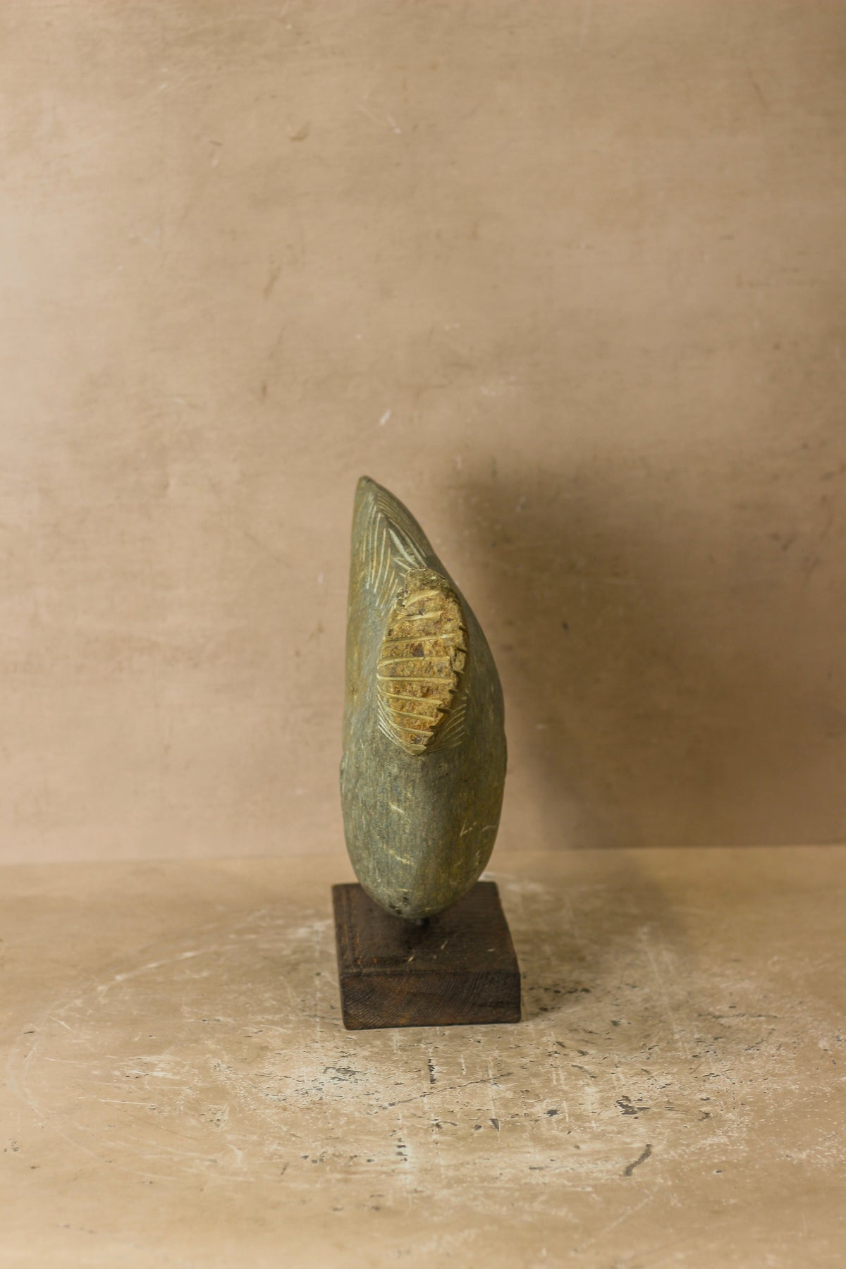 Stone Fish Sculpture - Zimbabwe - 98.1