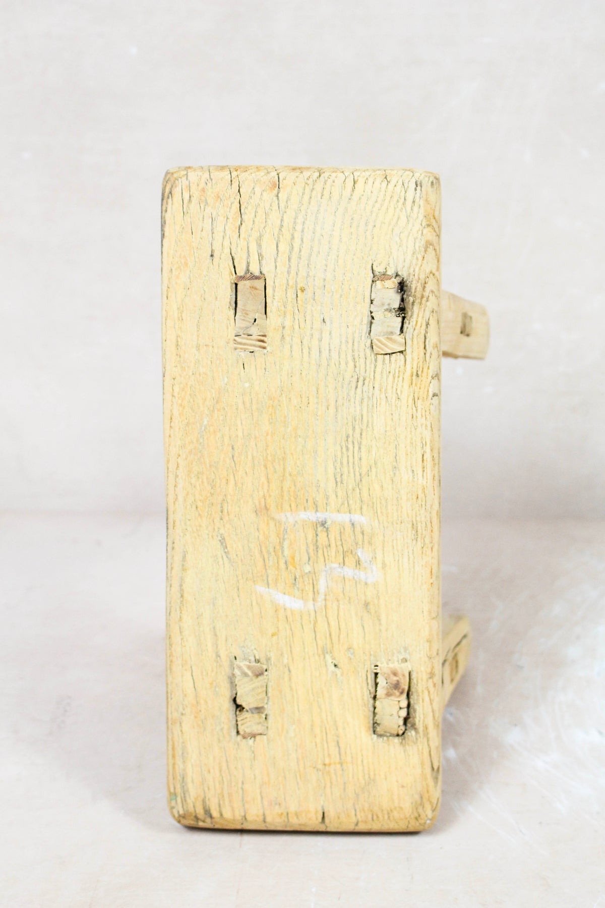 Vintage Rustic Stool - Elm wood - Small - 125