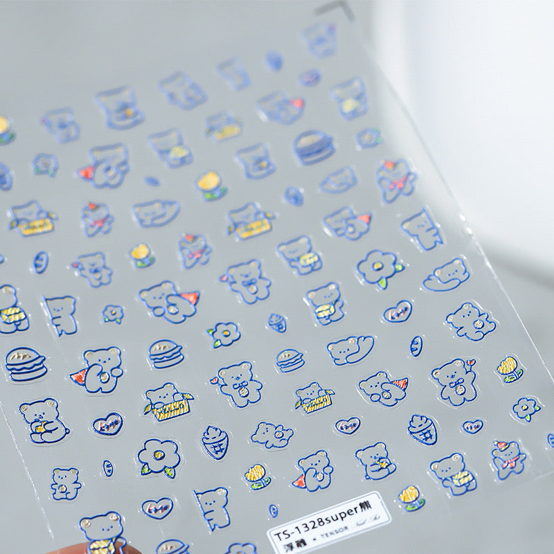 Hello Claws | Super Bear Nail Deco Sticker