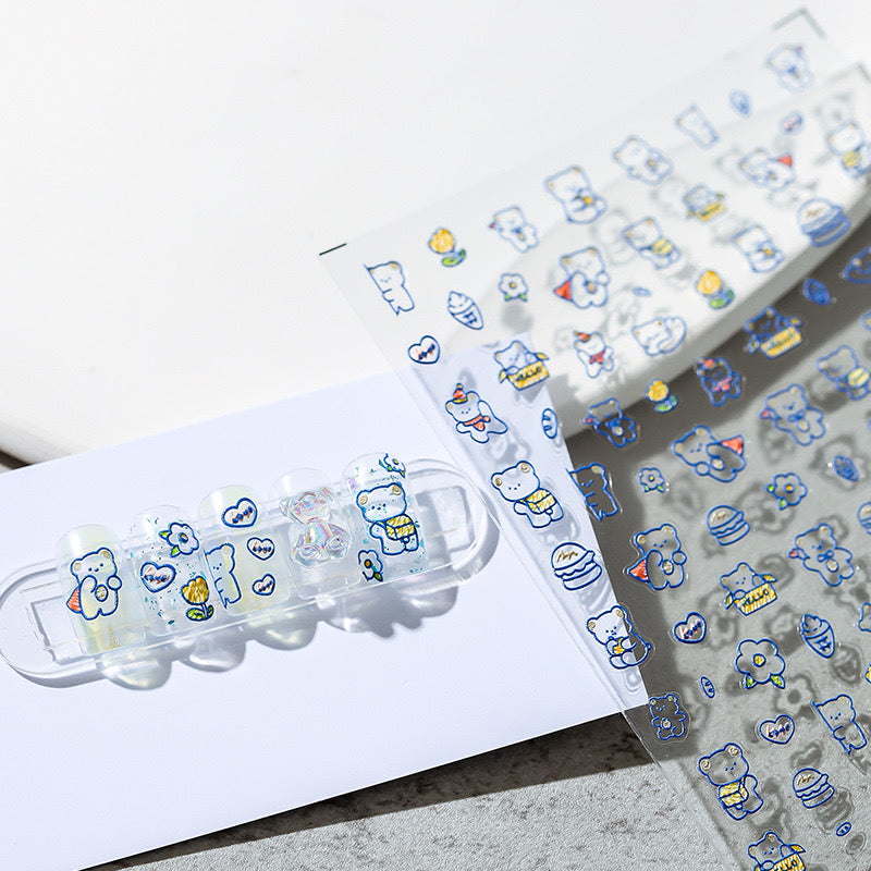 Hello Claws | Super Bear Nail Deco Sticker