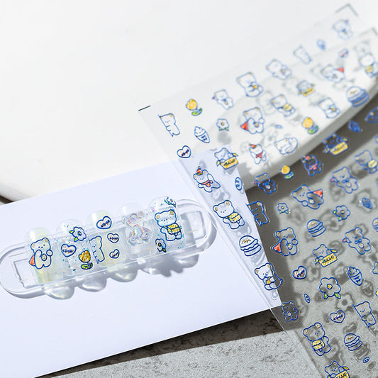 Hello Claws | Super Bear Nail Deco Sticker