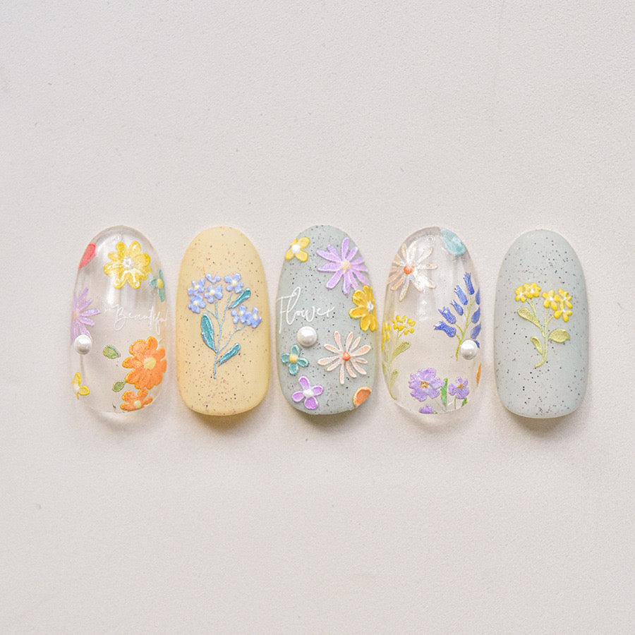 Hello Claws | Spring Wild Flower Nail Deco Sticker