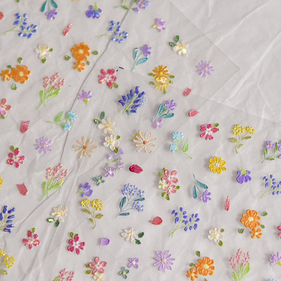 Hello Claws | Spring Wild Flower Nail Deco Sticker
