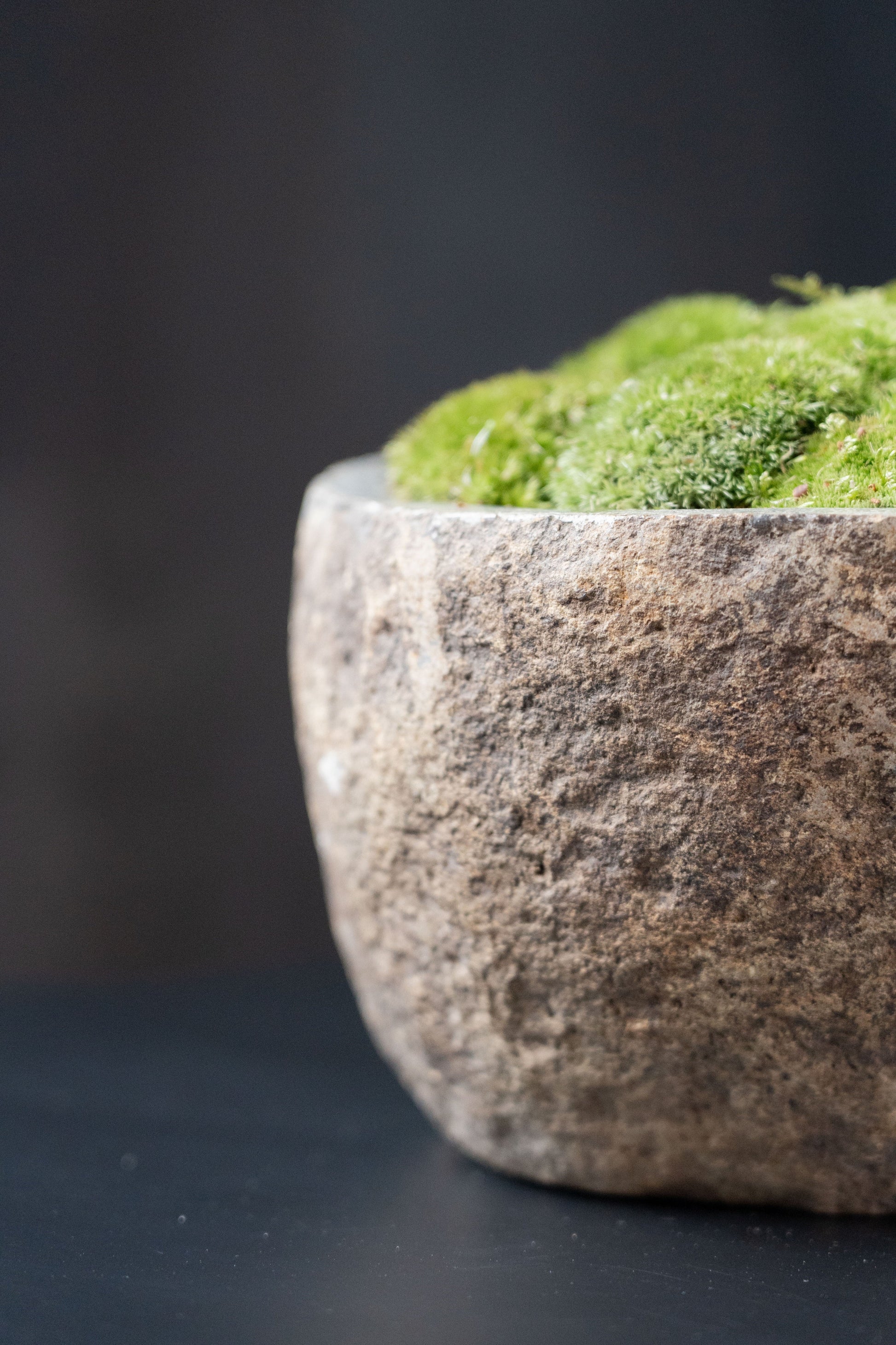 Indo Stone Moss Bowl