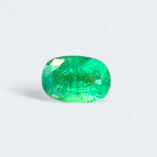 4.90ct - Natural Emerald - Budh Ratna - Zamurd - Pachu Stone, Markat Mani Stone - 12.9 x 8.8 x 6.7mm