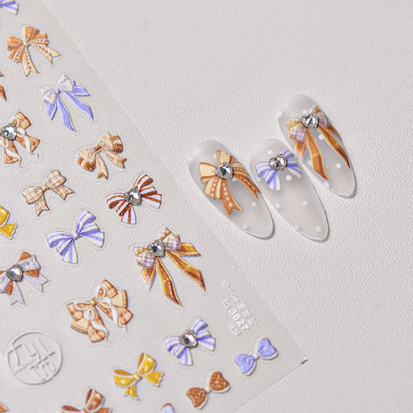 Hello Claws | Kawaii Bowknot Nail Deco Sticker