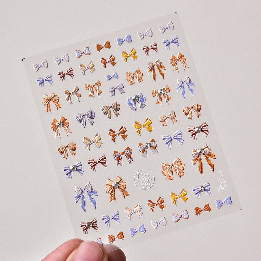 Hello Claws | Kawaii Bowknot Nail Deco Sticker