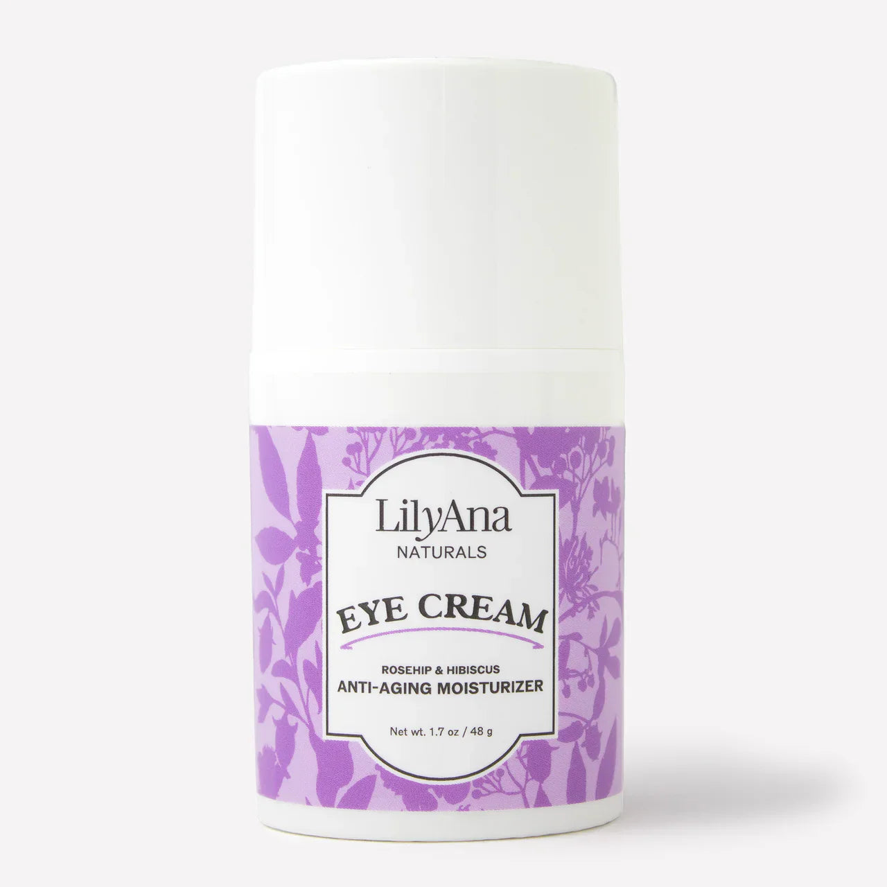 LilyAna Naturals Eye Cream -Rosehip & Hibiscus, Anti-aging Moisturizer