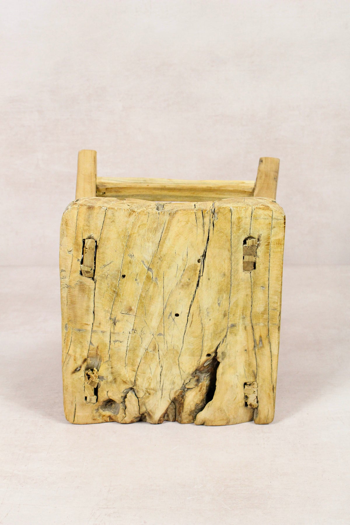 Vintage Rustic Stool - Elm wood - Small - 242