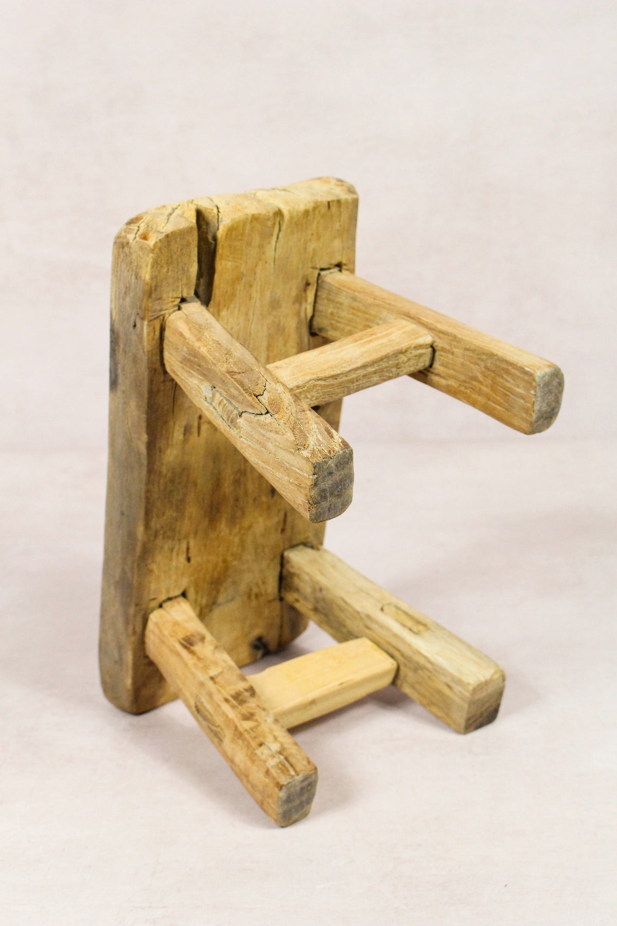 Vintage Rustic Stool - Elm wood - Small - 244