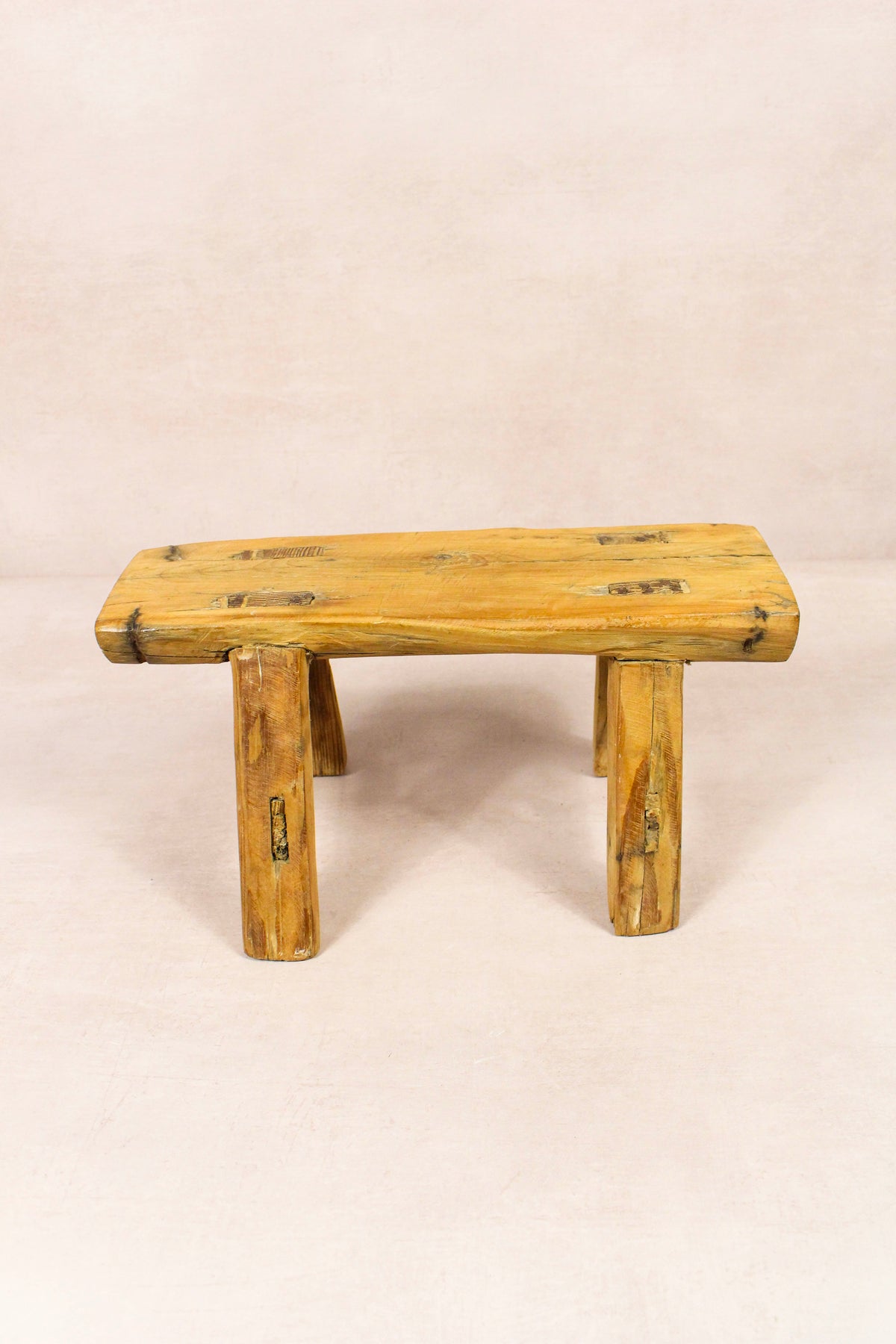 Vintage Rustic Stool - Elm wood - Small - 249