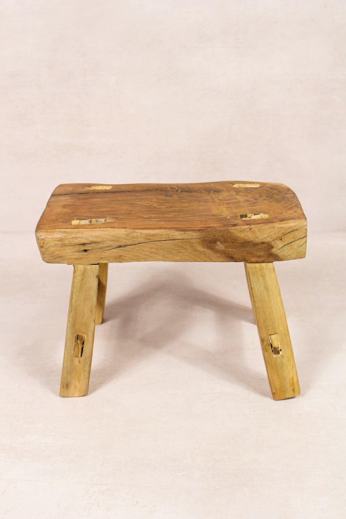 Vintage Rustic Stool - Elm wood - Small - 254