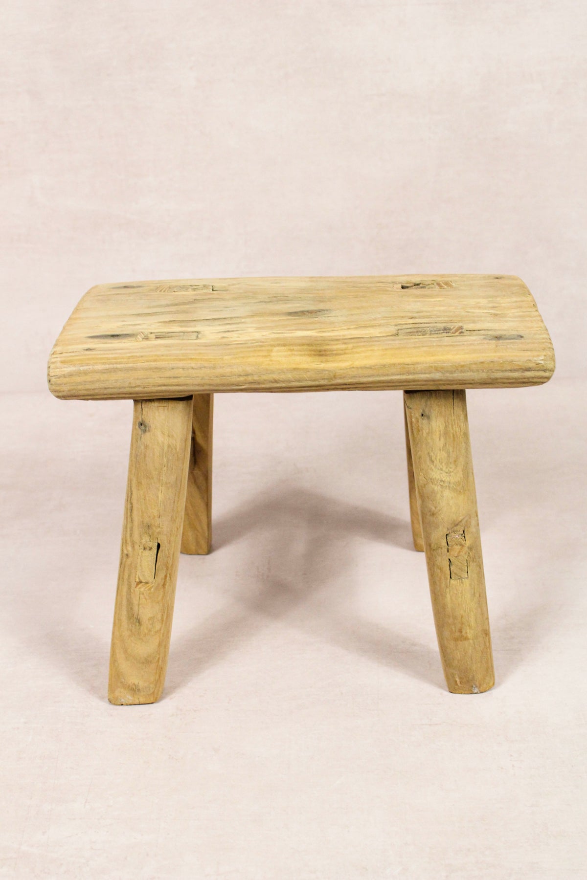 Vintage Rustic Stool - Elm wood - Small - 256