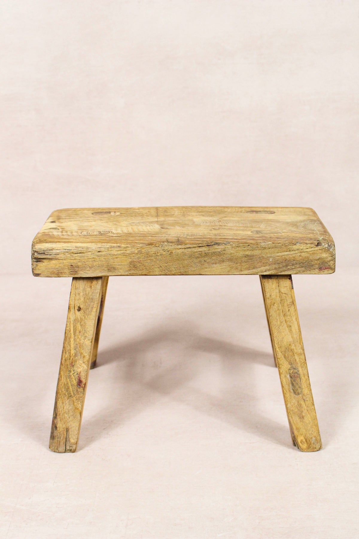 Vintage Rustic Stool - Elm wood - Small - 257