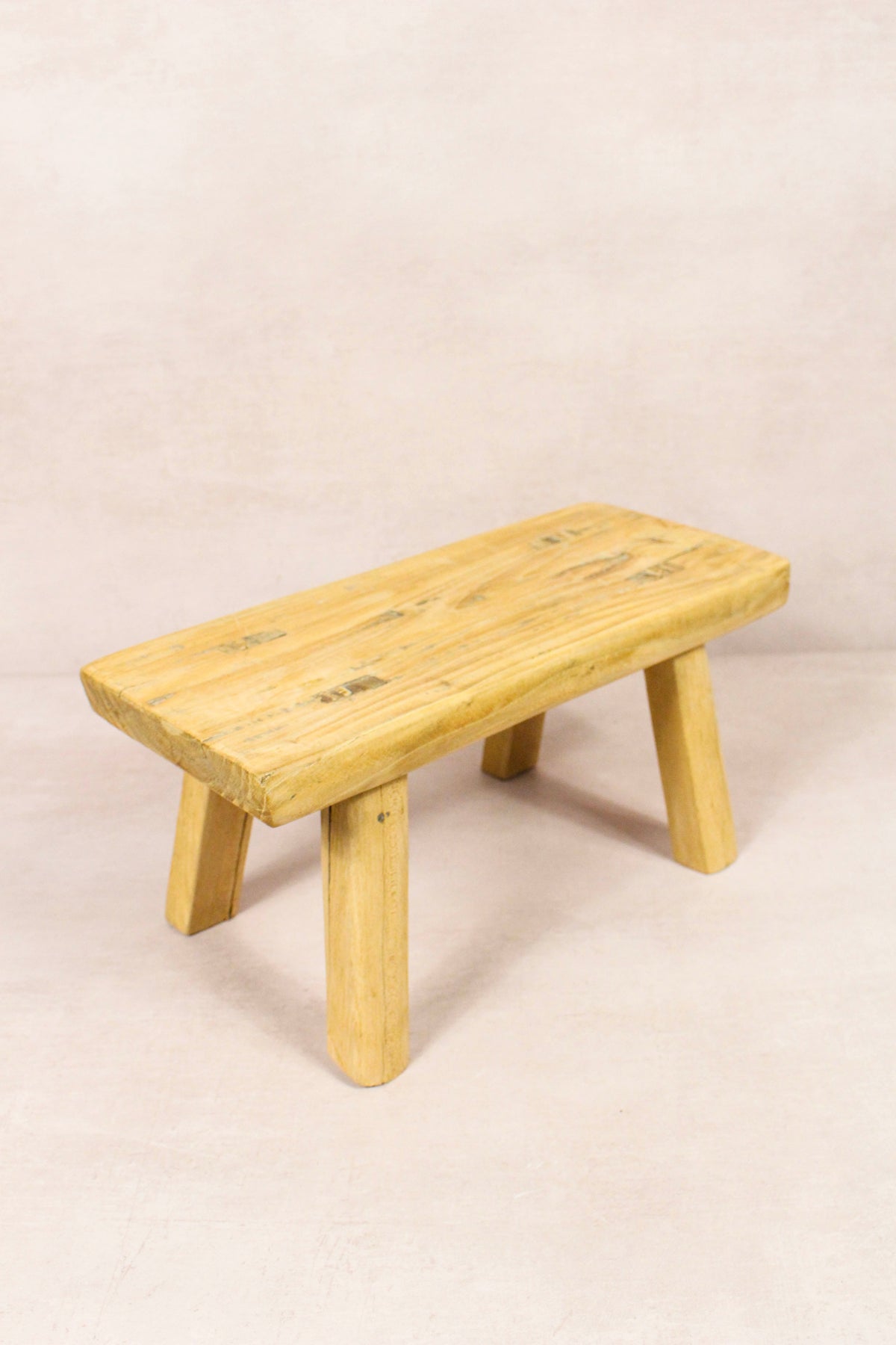 Vintage Rustic Stool - Elm wood - Small - 258