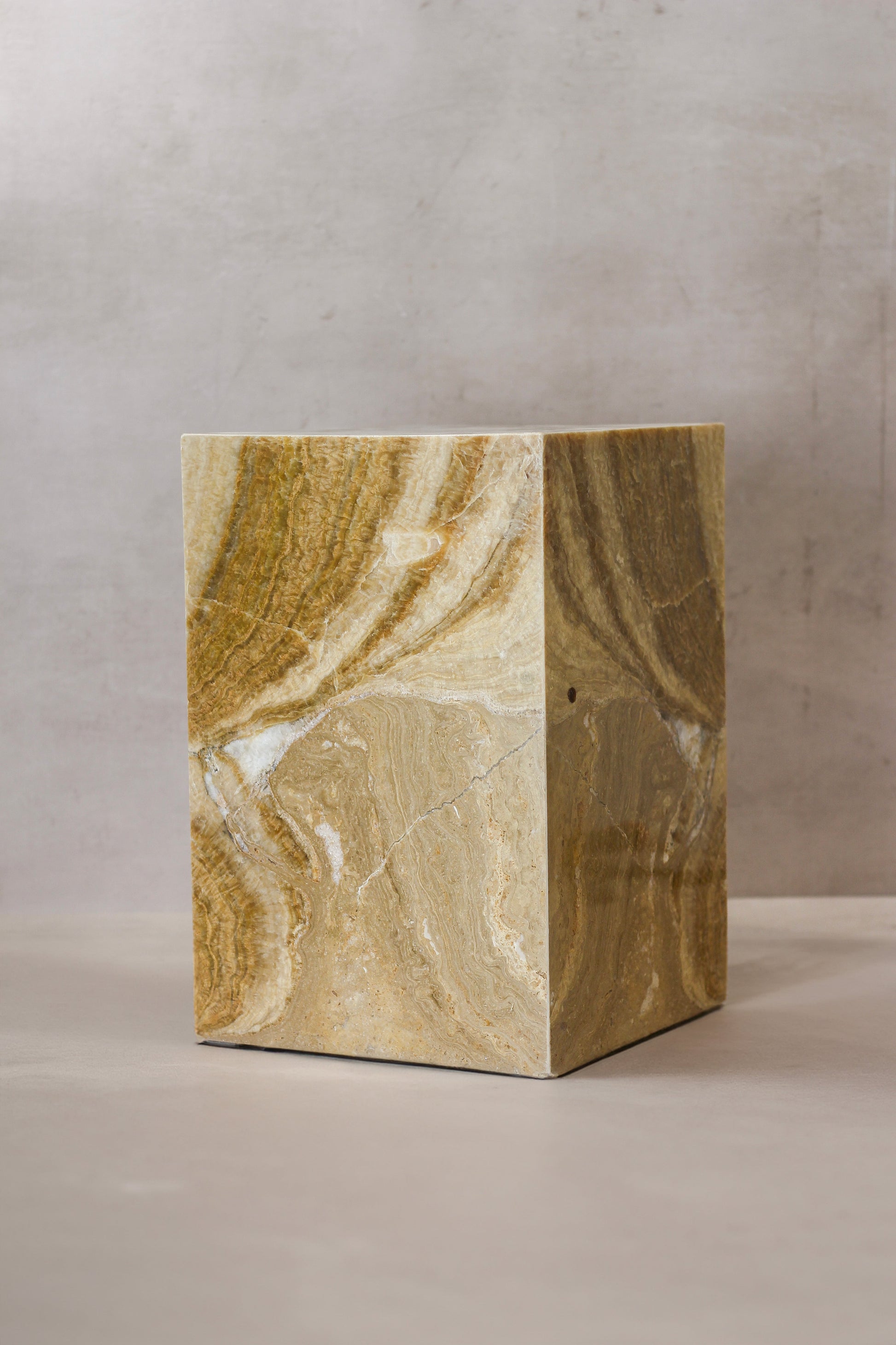 Onyx Side Table Pedestal - Hollow - No 15