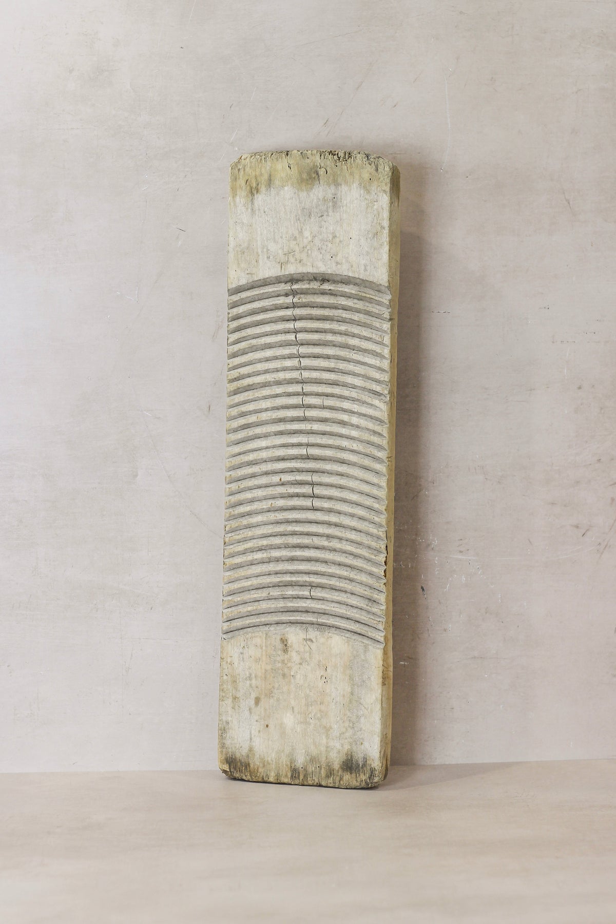 Vintage Elm Wooden Washboard - no 10